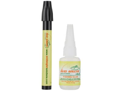 Avid Angler Solutions Glue and Chartreuse Marker