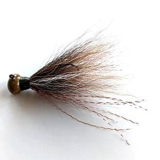 Brian's Brown/White/Copper Bucktail (1/4oz) Jig