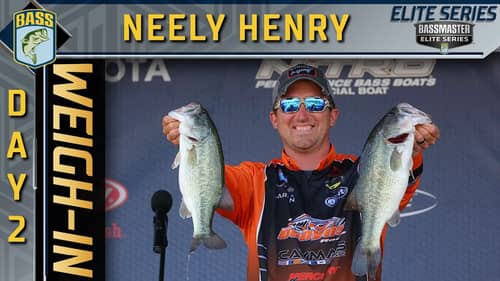 2021 Bassmaster Elite at Neely Henry Lake, AL - Day 2 Weigh-In