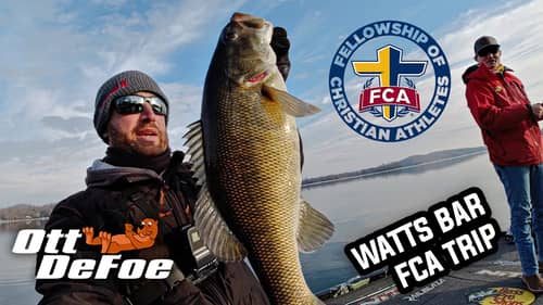 Fishing Watts Bar Lake in December with FCA trip winners!