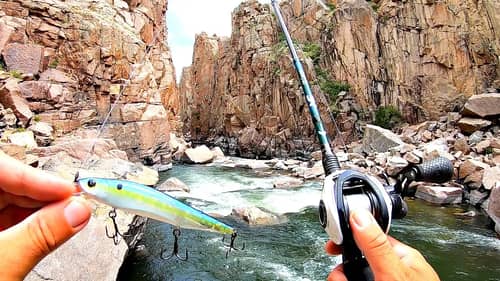 Fishing a TREACHEROUS Canyon for TROPHY Fish!!!
