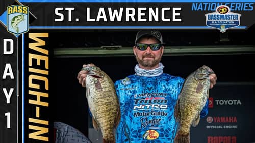 Weigh-in: Day 1 of B.A.S.S. Nation Northeast Regional at St. Lawrence River