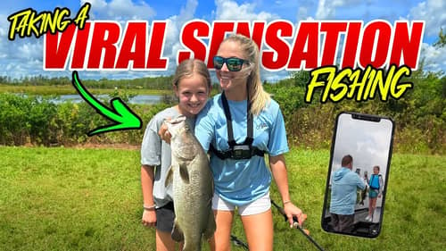This Girl Catches GIANT FISH! - Viral SENSATION!
