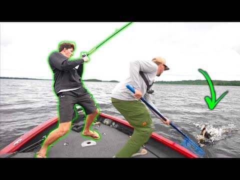 These Fish Are DANGEROUS! (Fishing Heavy Grass With BIG Baits)