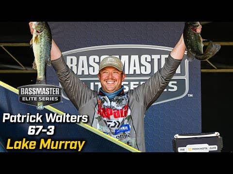 Patrick Walters leads Day 3 of Bassmaster Elite at Lake Murray with 67 pounds, 3 ounces