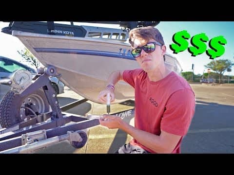This $5 Fix Kept From Sinking My Boat -- (Clear Water Spring Fishing)