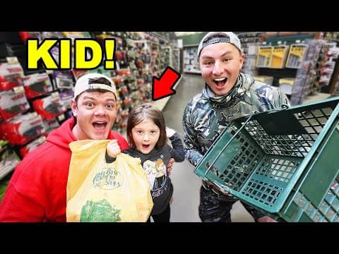 KID Picks My Fishing Gear Challenge (Extremely Difficult!)