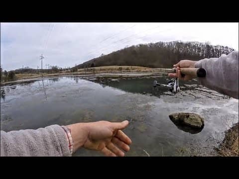 Bank Fishing For LARGE MOUTH BASS    (IS THIS CHEATING???)