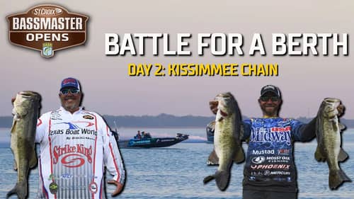 Battle for a Berth: Day 2 Bassmaster Open at Kissimmee Chain