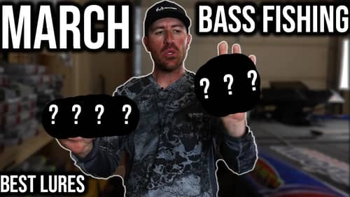My Top 3 Lures For Bass Fishing in March