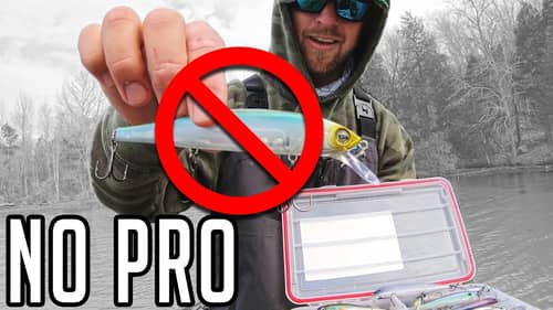 NO Pro will be this HONEST about Winter Fishing LURES & TIPS