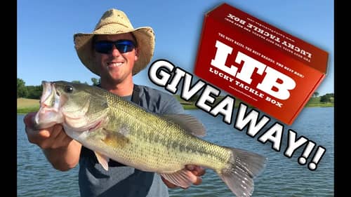 Lucky Tackle Box GIVEAWAY! Summer Bass Fishing!