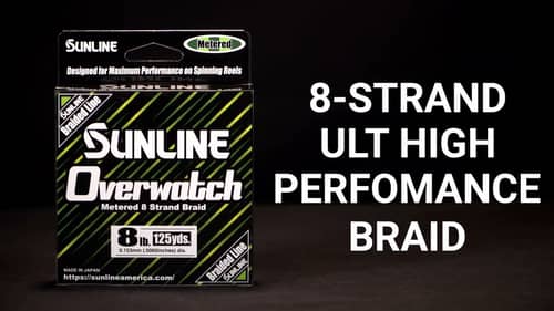 Sunline Overwatch Braided Line for spinning reels