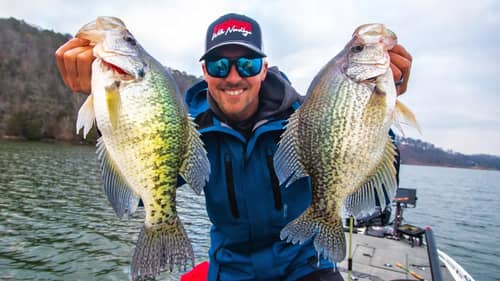LIVESCOPE FOOTAGE Catching BIG CRAPPIE With JIGS & THUMP GEL!