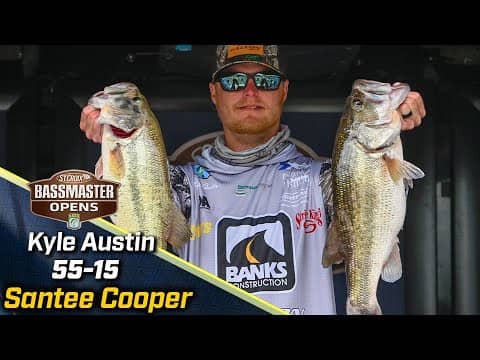 OPEN: Kyle Austin leads Day 2 at Santee Cooper with 55 pounds, 15 ounces