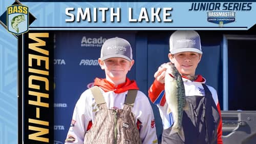 Weigh-in: 2022 Bassmaster Junior Series at Smith Lake
