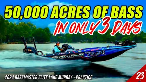 3 Days to BREAK DOWN 50,000 Acre Lake Murray - 2024 Bassmaster Elite (Practice) - UFB S4E23