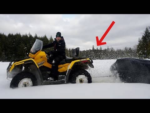 Perch Fishing in EXTREME Snow! (Northern Ontario Trip)