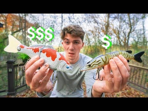 Can You Guess The Lure Price? -- $400 Lure Vs. $20 Lure