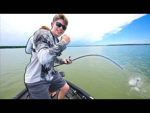 Hammering Hybrid Bass and AGGRESSIVE Sandys - (EARLY Summer Fishing)
