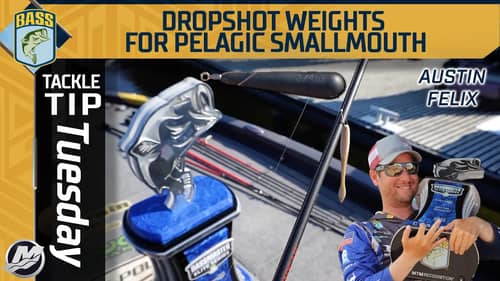 Why Austin Felix likes a heavy drop shot weight for pelagic smallmouth