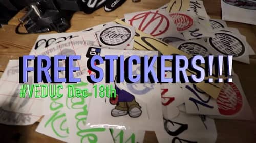 FREE STICKERS FOR YOU!!!! | #VEDUC Dec 18th