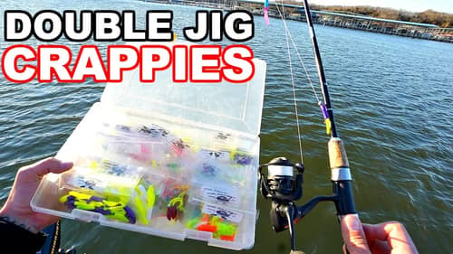 Pre-Spawn Crappie Fishing w/ DEADLY Double Jig Rig!!!