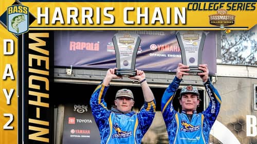 Weigh-in: Day 2 of 2023 Strike King Bassmaster College Series at Harris Chain of Lakes