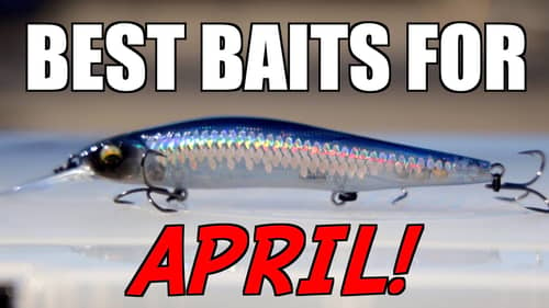Top 3 BAITS For APRIL Bass Fishing!