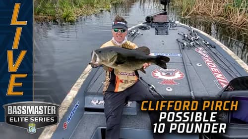 Harris Chain: Clifford Pirch catches possibly biggest bass of 2022 season