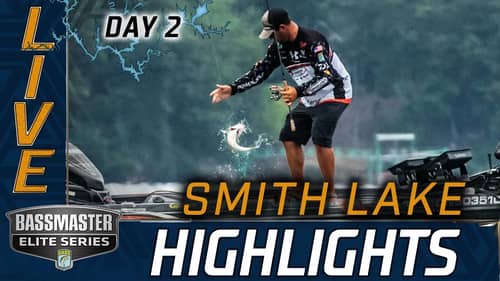 Highlights: Day 2 Bassmaster action at Smith Lake