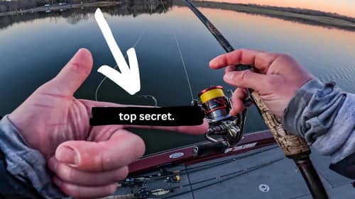 This tiny swimbait catches giant winter BASS || I Can't believe these work