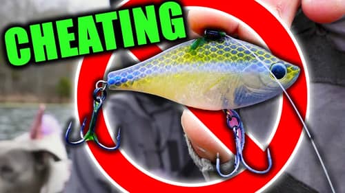 Fishing this LIPLESS Crankbait is CHEATING!!!