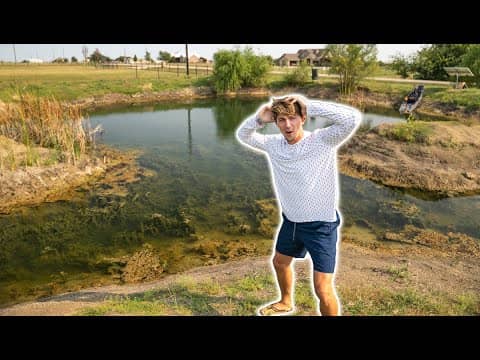 What Happened To My BACKYARD POND?! (Re-Stocking With New Pet Bass)