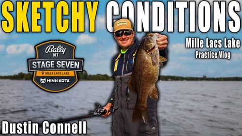 This could get VERY SKETCHY! MLF Stage 7 - Mille Lacs Lake - Practice Vlog