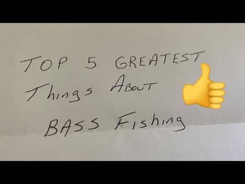 Top 5 Reasons Bass Fishing Doesn’t Suck…