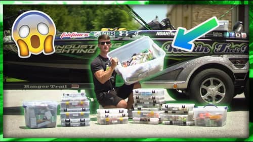 $10,000 Fishing Tackle Out Of My Boat & $500 Giveaway
