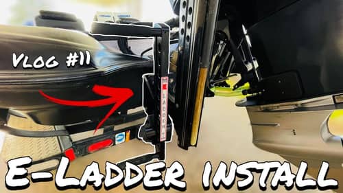 Installing The E-Ladder on My Triton Bass Boat | Vlog #11