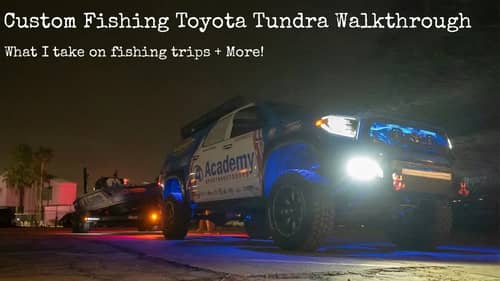 What's inside my CUSTOM Toyota Tundra Fishing Tow Vehicle
