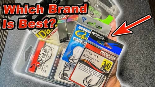 Testing Out The BEST Fishing Hooks On The Market! (EWG Hook Test)