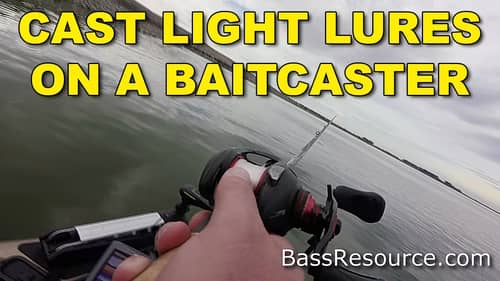 How To Cast Light Lures with a Baitcaster | Bass Fishing