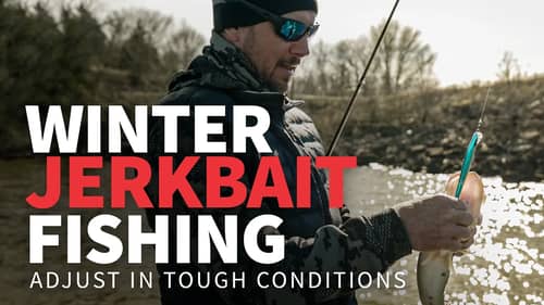 Winter Jerkbait Fishing (Adjusting in Tough Conditions!)