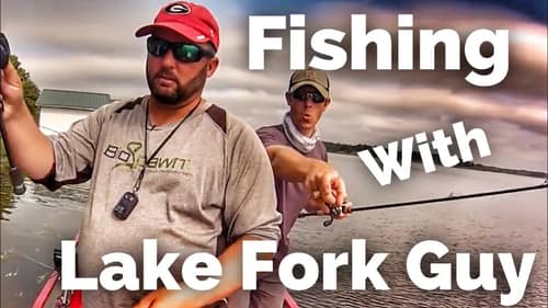 Bass Fishing in Texas on Lake Athens with Lake Fork Guy