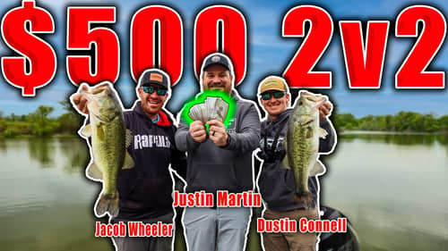$500 ONE HOUR Fishing Tournament - 2v2 w/ Jacob Wheeler and Justin Martin
