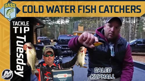 Caleb Kuphall's bait arsenal as water temperatures plummet in the fall