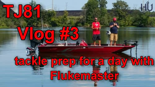 TJ81 Vlog #3 | tackle prep for a day with Flukemaster (TackleJunky81)