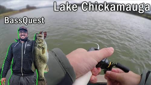 Bass Fishing on Lake Chickamauga with Caleb Bell (@BassQuest)