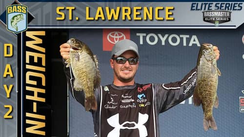 2021 Bassmaster Elite at St. Lawrence, NY - Day 2 Weigh-In