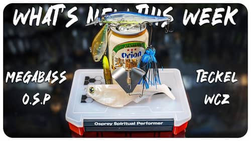 What's New This Week!! New Bait From Teckel, WCZ Crack Head, Megabass Limited Colors, And OSP Promo!