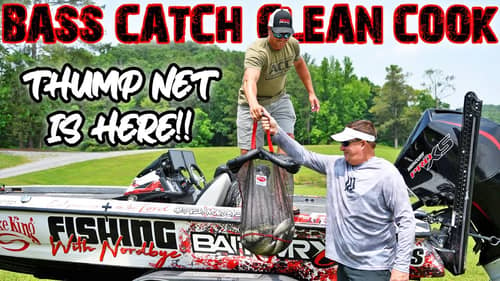 THUMP NET IS LIVE!!! LARGEMOUTH BASS CATCH, CLEAN, & COOK!